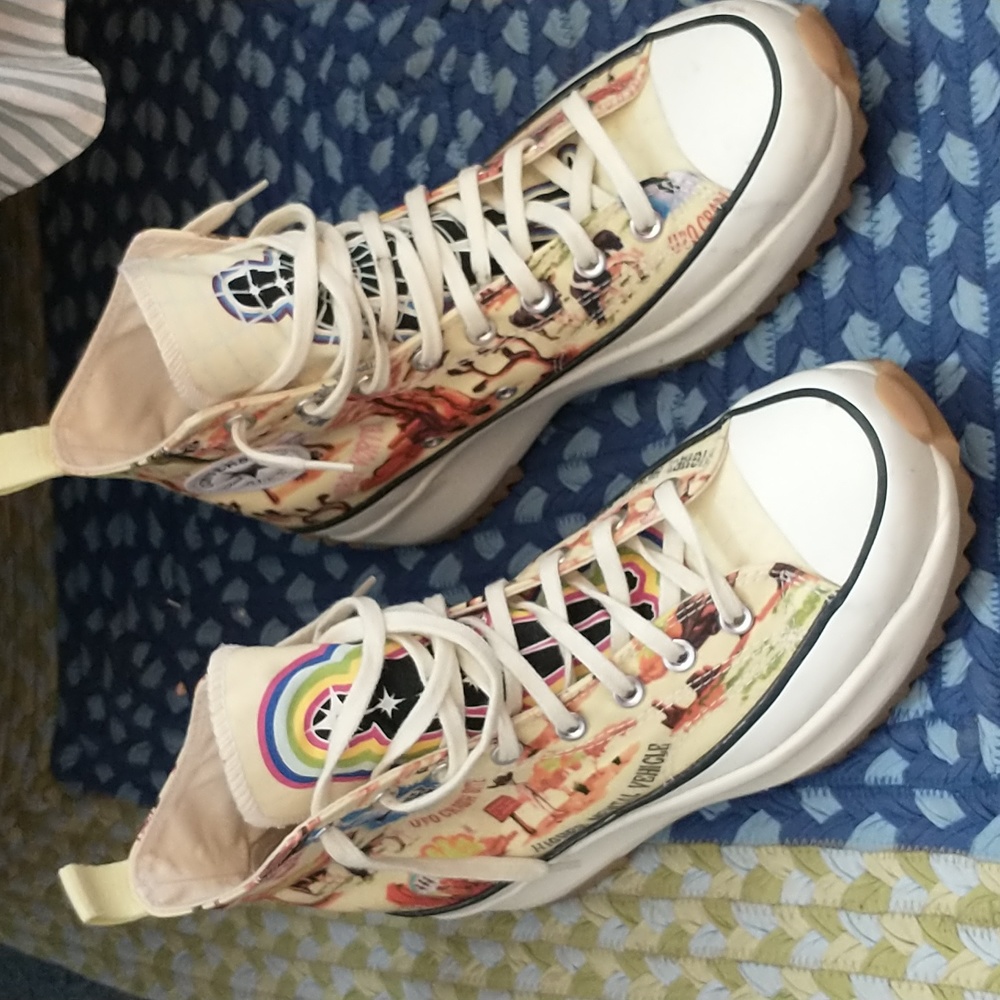 Converse Run Star Hike Twisted Resort UFO Crash Site Hightop Platform Sneakers